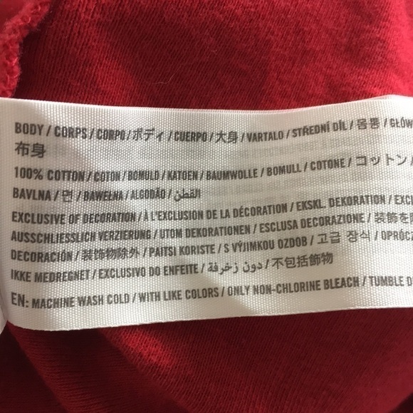 HOLLISTER California Red Flowers Tee size Small - Picture 7 of 7